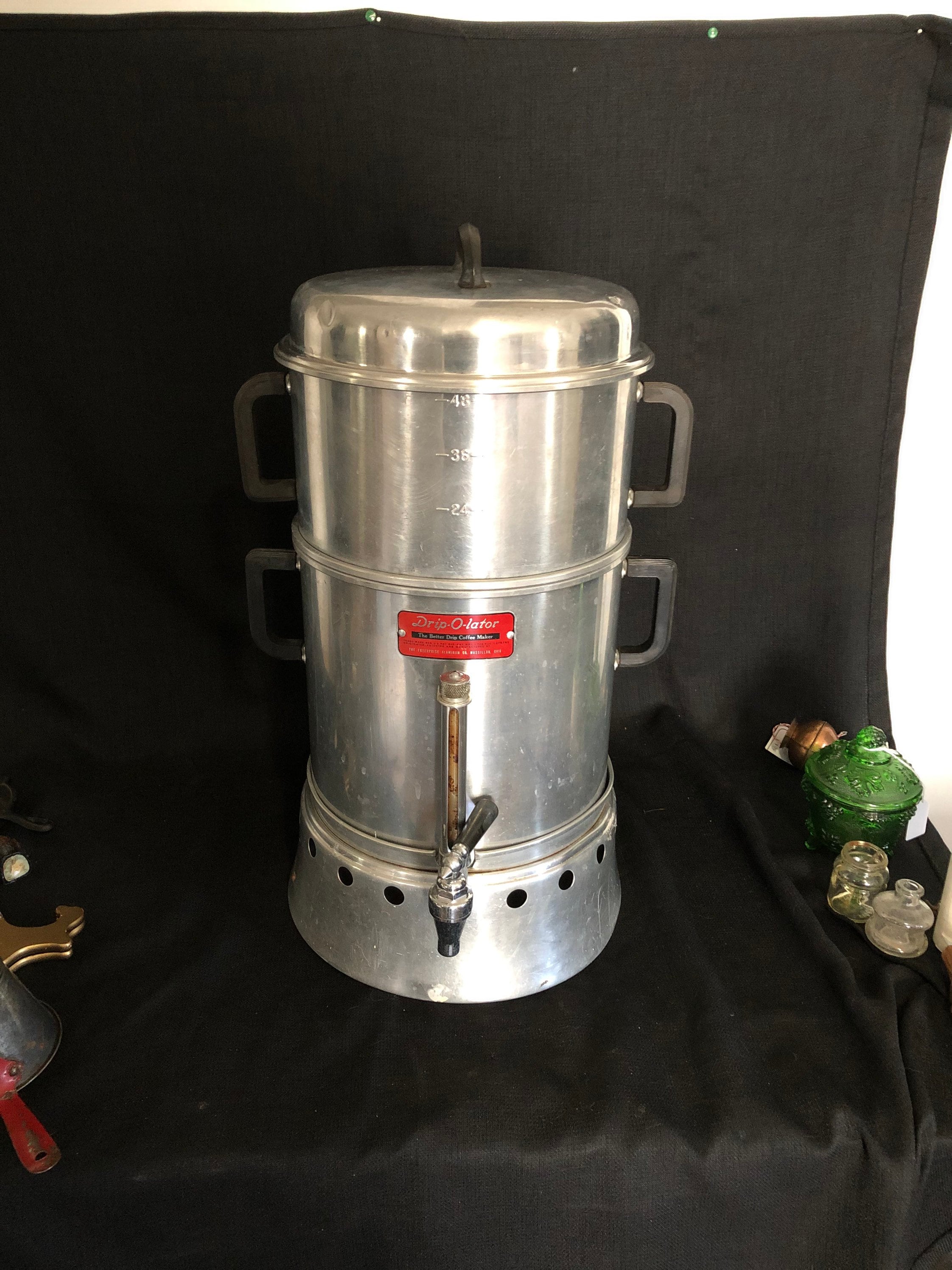 Vintage 48 Cup Drip-o-lator Coffee Percolator - Large Aluminum Percolator -  Large Retro Coffee Maker - Etsy