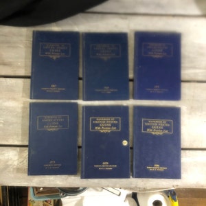 SIX U. S. Coins Handbook - 1967-1981 Editions of Reference Books Handbook of US Coins