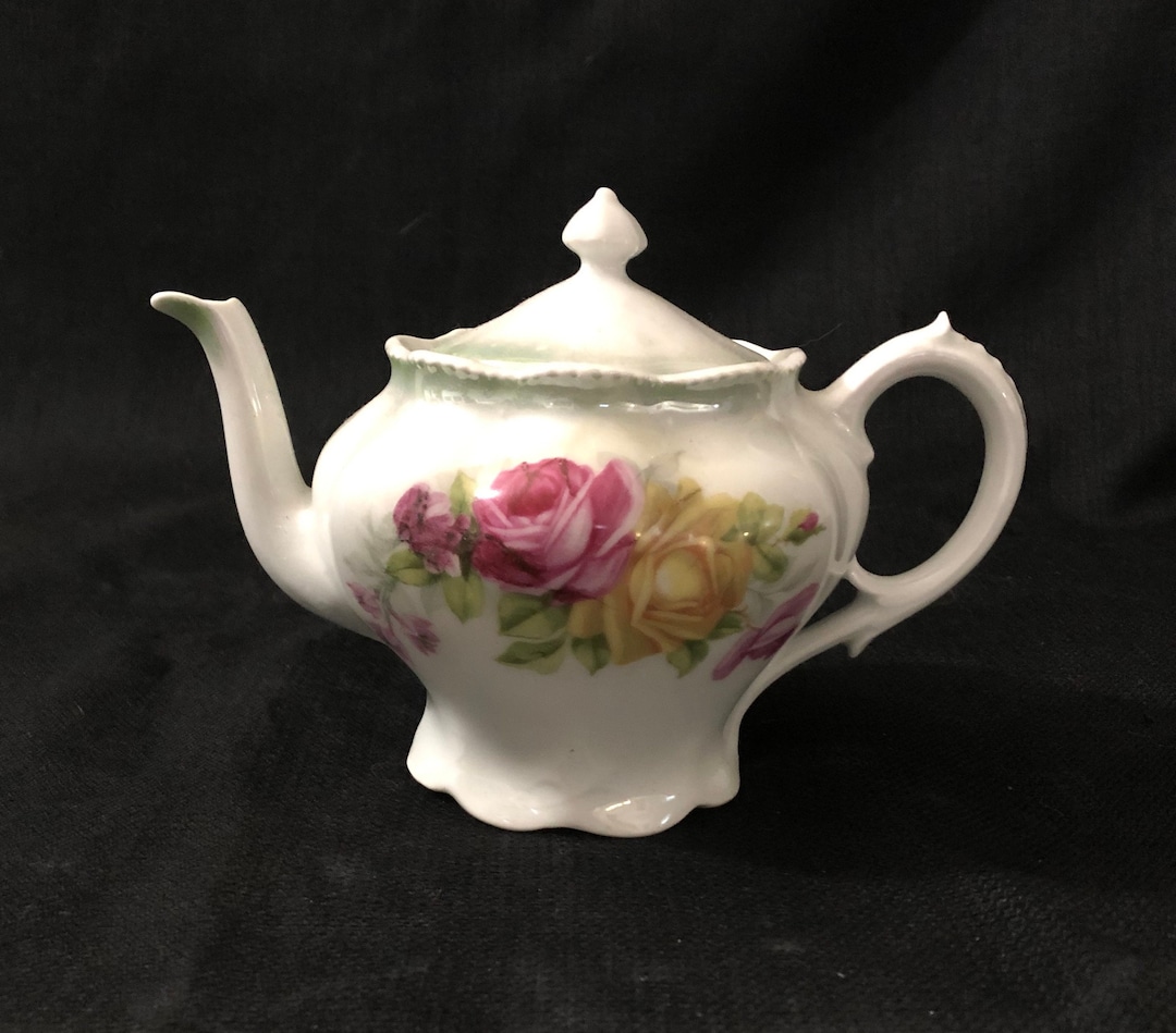 Fine German Porcelain Teapot Antique Porcelain Teapot Made in Germany
