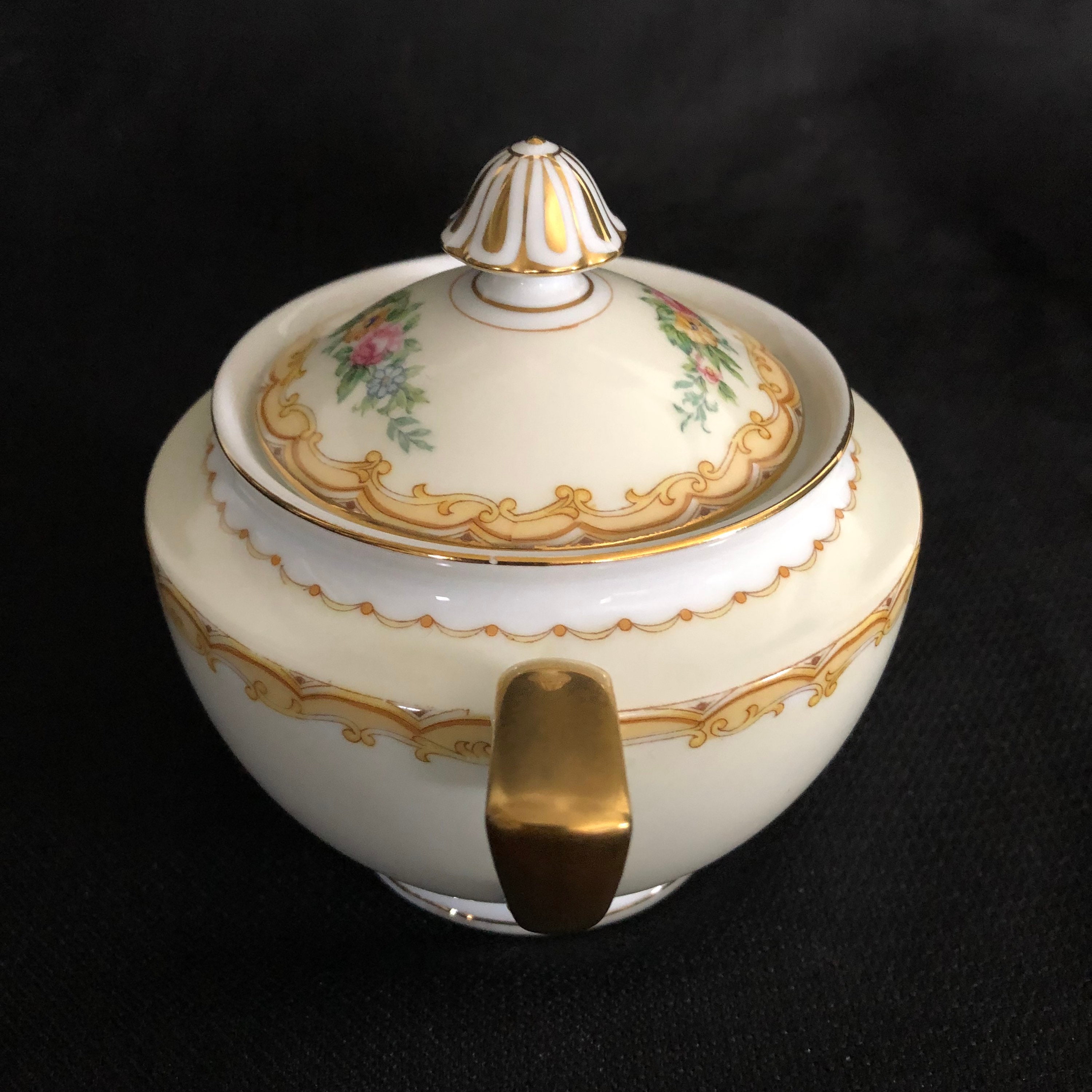 RARE Noritake Charon China Sugar Bowl and Creamer Etsy
