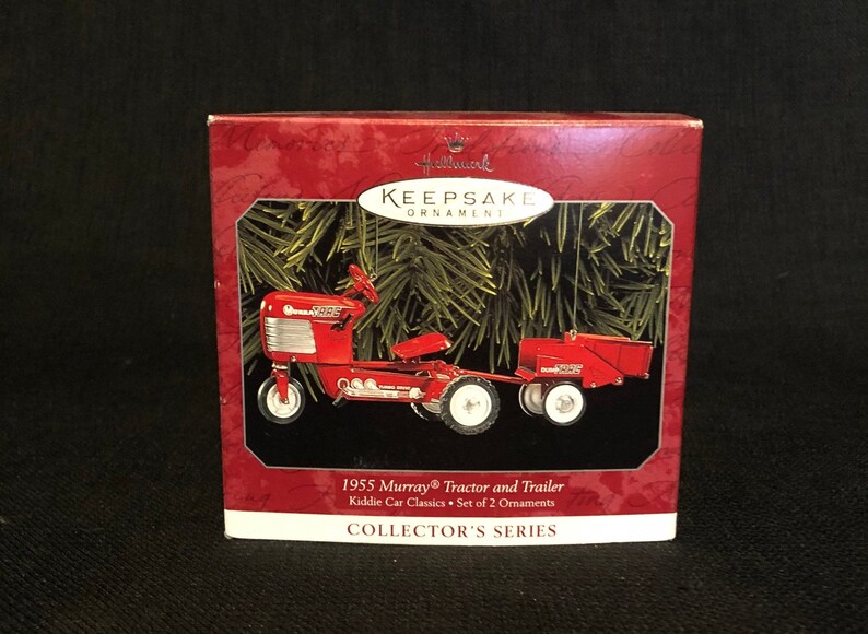 Vintage Hallmark 1955 Murray Tractor and Trailer 1998 Hallmark Kiddie Car Classic