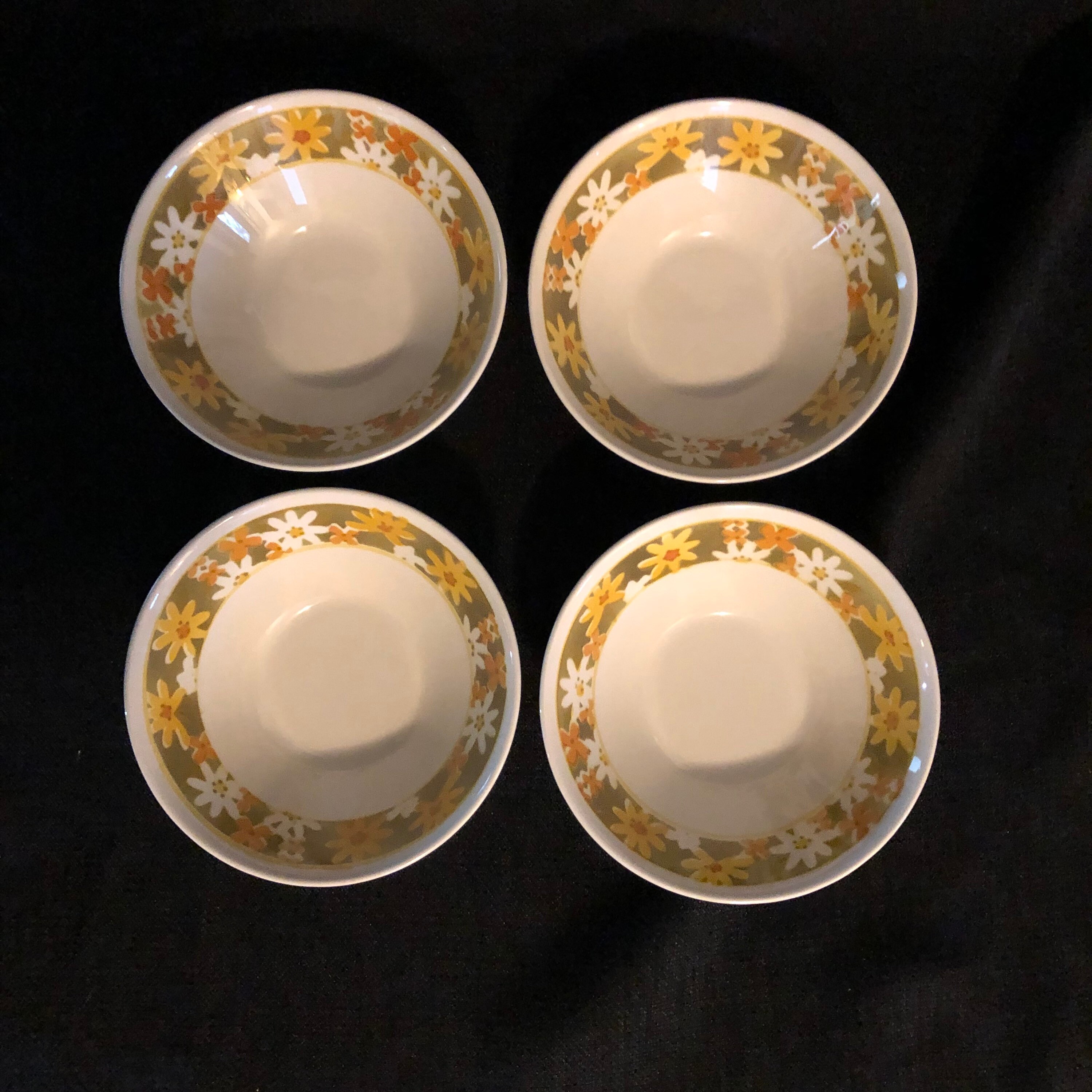 Mikasa Fresco 6 Desert Bowls Retro Mikasa 1960s China Etsy