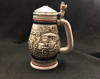 1979 Avon Classic Car Beer Stein - Made in Brazil - Collectible Beer Stein - Classic Automobile Stein