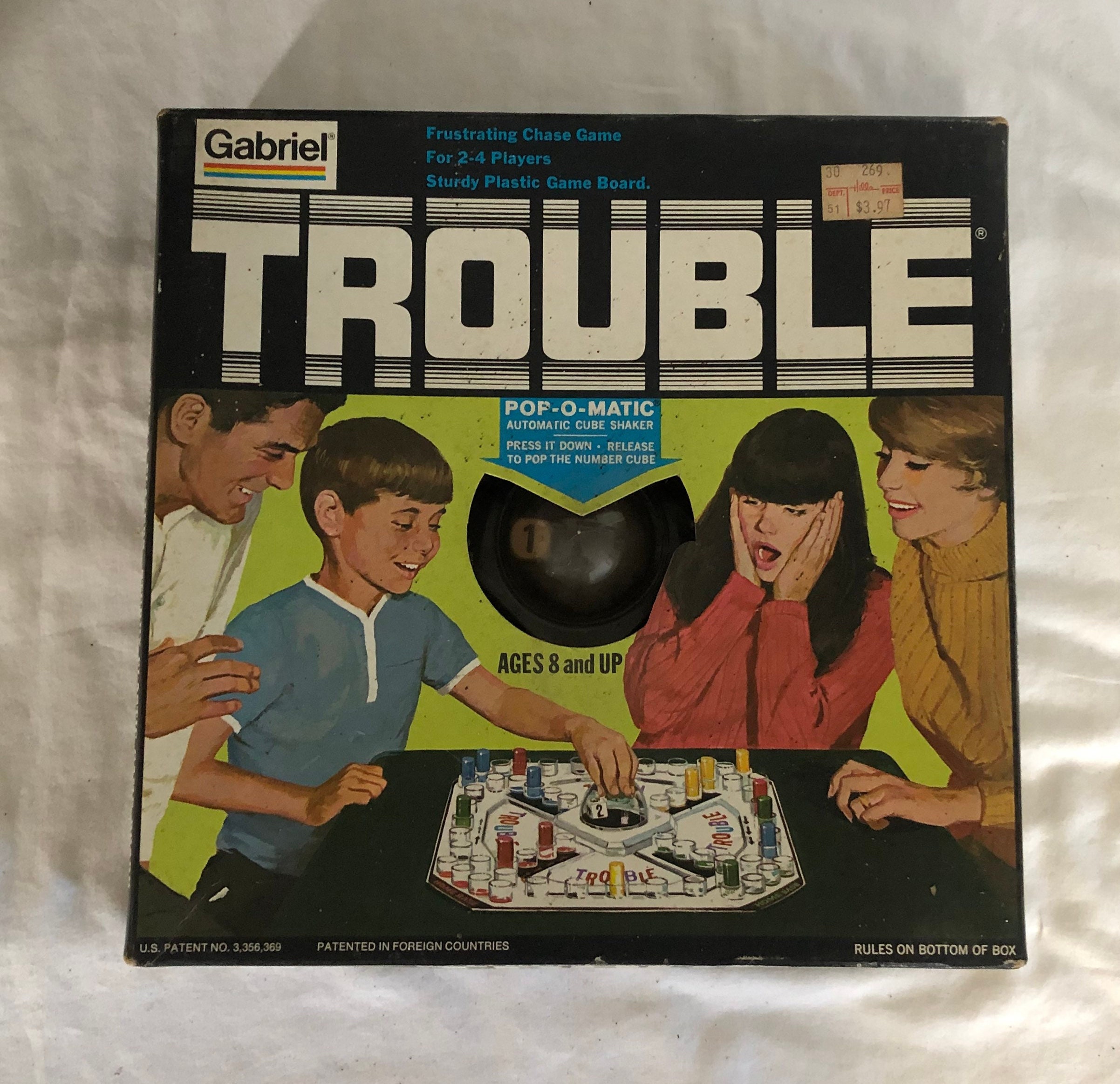 Russian Roulette Vintage 1975 Complete Board Game Great Condition