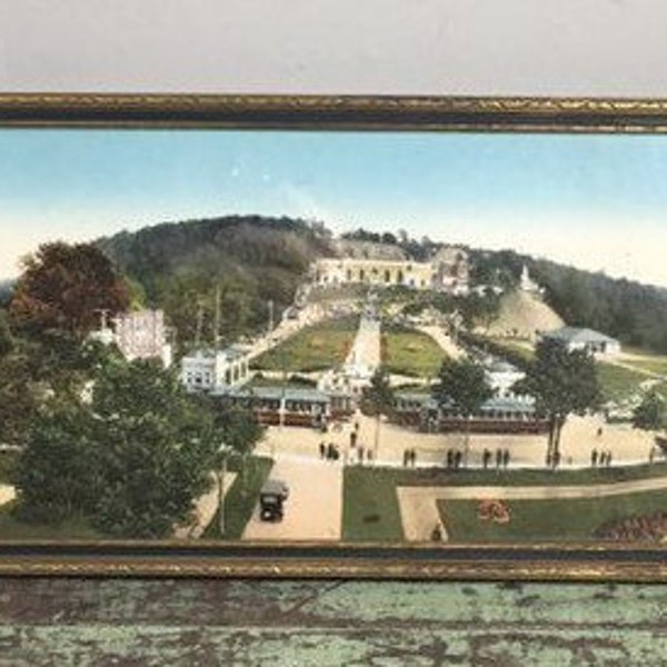 St. Josephs Oratory Colorized Picture Montreal, Canada, Panoramic Photograph - Antique Photography