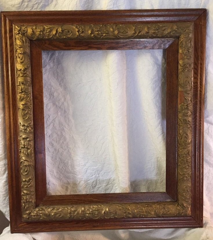 Large Gesso Wood Picture Frame 29x26 LARGE Etsy