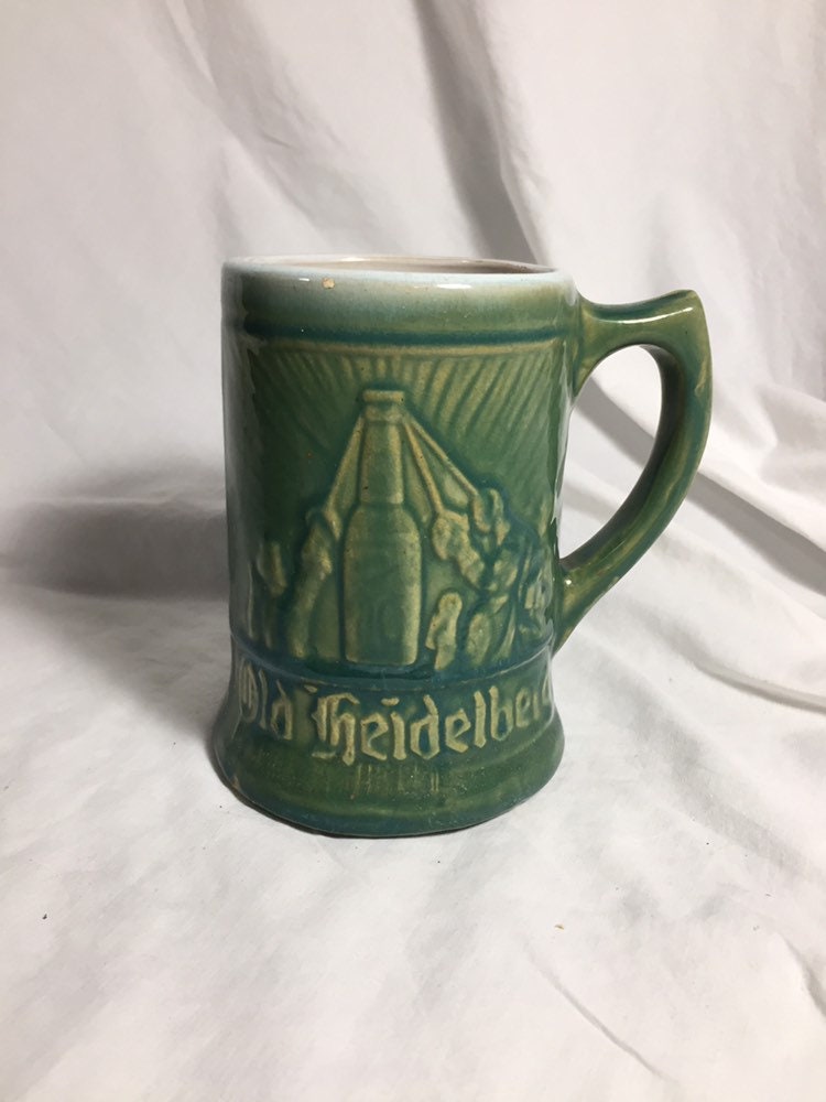 Vintage Old Heidelberg Mug Blatz Beer Mug Vintage Pottery | Etsy