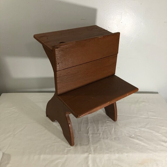 Vintage Miniature School Desk Small Child or Doll School Desk Antique Desk Etsy Canada