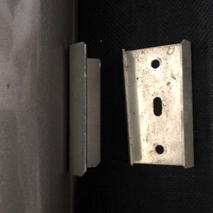 Vintage Metal Wall Mount Lily Cup Dispenser W/ V Shaped Paper Cups ...