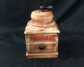 Vintage McCoy Coffee Grinder Style Cookie Jar - Excellent Condition - Collectible McCoy Cookie Jar