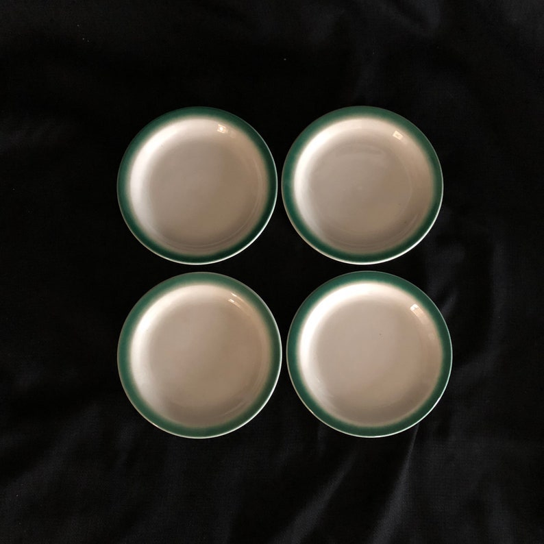 Four Vintage Buffalo China 6 Plates Restaurant Ware Pie Etsy