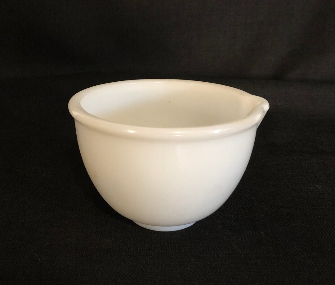 Vintage Sunbeam Glasbake Mixing Bowl 1 Quart Size Milk Etsy