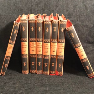 1927 Master Classics - Set of EIGHT Master Classics Volumes - Nelson Doubleday - Dust Jackets
