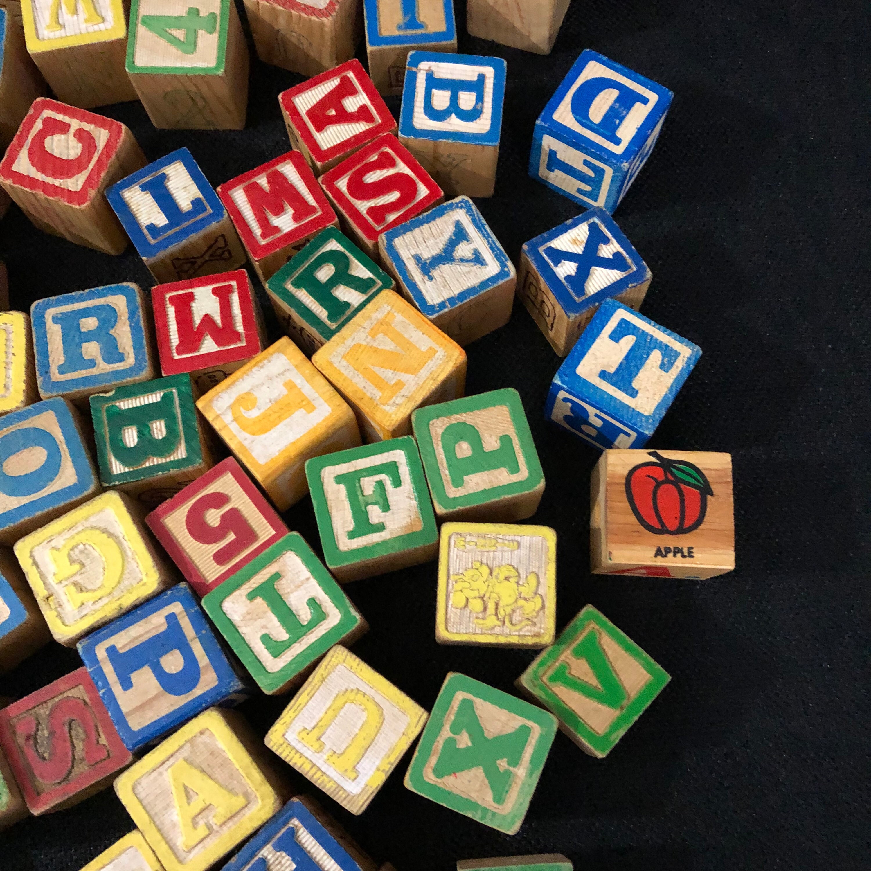 Vintage Wooden Blocks in Vintage Handy Andy Tool Box 93 Etsy