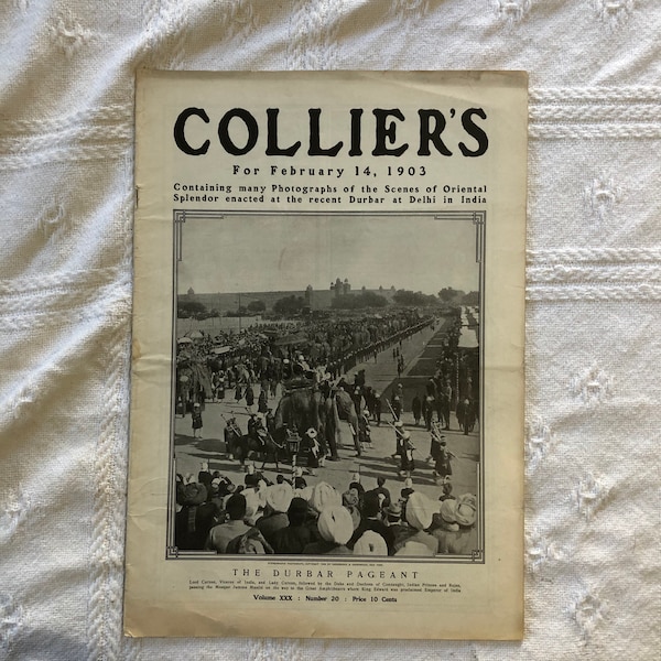 1903 Colliers Magazine - February 13 1903 Colliers Magazine - Antique Magazine - Antique Ads