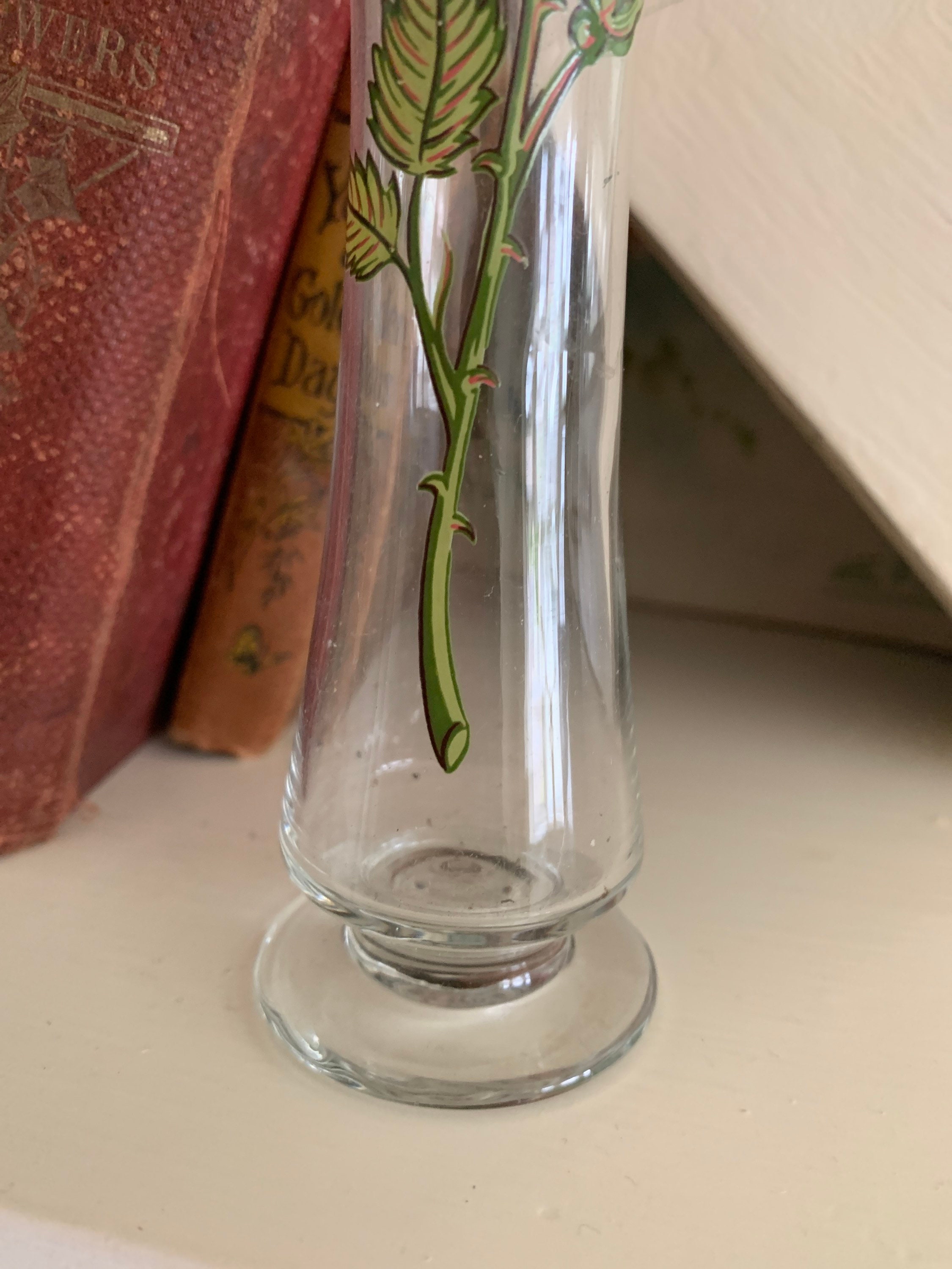 Vintage single stem vase Etsy