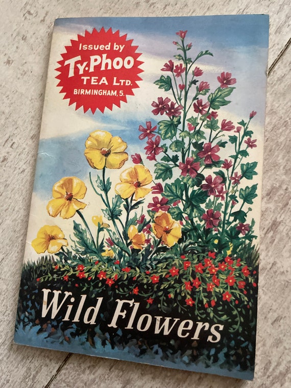 Vintage Typhoo Wild Flowers Tea Cards in Book - Etsy UK