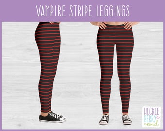 Transylvania Vampire Costume Leggings for Halloween - Mens, Womens, Child and Plus Sizes!