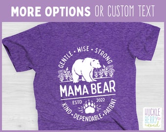 Mama Bear Shirt / Mother's Day Shirt