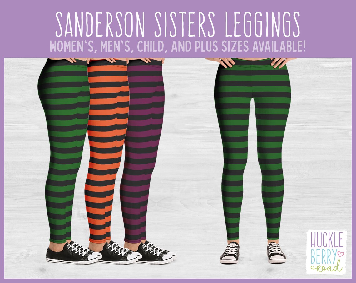 Sanderson Sisters Costume Leggings for Halloween Mens Etsy