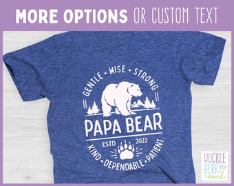 Papa Bear Shirt / Father's Day Shirt