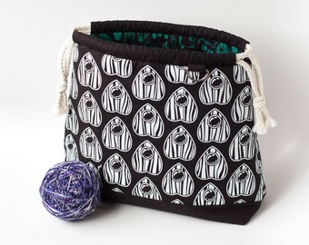 Wooden Planchette and Modern Witch Project Bag