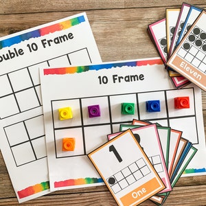 Zehn Rahmen Flash-Karten, Zehn Rahmen Zählen, druckbare Mathematik, Zehn Rahmen, Homeschool, Zehn Rahmen Mathematik, Kindergarten, Zehn Rahmen Karte, Zahlen Sinn