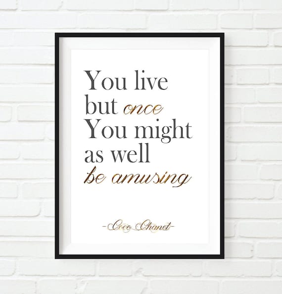 Chanel Art Chanel quote Coco Chanel Printable Art Chanel decor Gift Poster  Print Chanel Wall Art Girl's room decor Chanel decorations