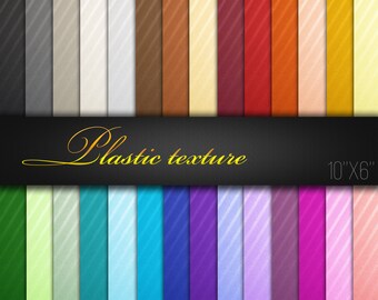 Printable Digital Paper For Craft / Natural Plastic Textures / Digital Scrapbook Paper / Pack of 28 JPG / Plastic Pattern / Color Variety