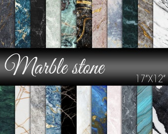 Marble Stone Digital Paper, Digital Marble, Gold Marble Textures, Marble Digital Paper, Marble Backgrounds, Scrapbook Paper for art projects