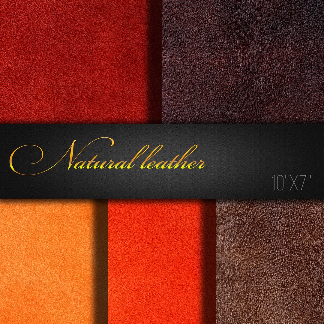 Printable Paper for Craft / Natural Leather / Pack of 5 JPG Files ...
