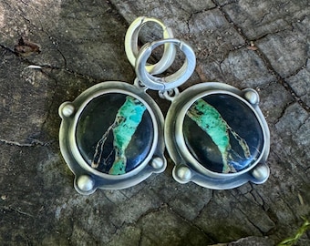Blackjack turquoise earrings