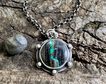 Blackjack Turquoise pendant