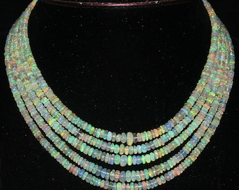 AAA Natural Opal Beads Ethiopian opal Beads 3 to 5 MM Size AAA Fire Opal Beads Opal Roundel Beads Welo opal Beads Opal Beads Jewelry Making