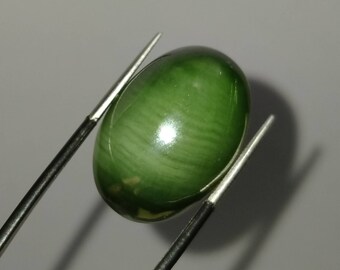 Authentic green Nephrite Jade Siberian Cat/'s Eye Nephrite Jade Earrings Pendant set High Quality Cats Eye nephrite jade from Siberia