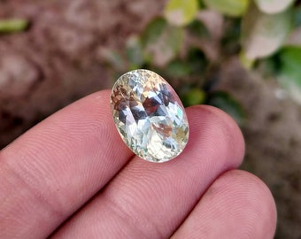 24 Carats 100 /% Natural Superb Color Natural Big Size Yellowish Kunzite 3 Pieces Internally Flawless from Afghanistan