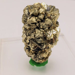 New find big size golden Marcasite sphere shape cluster also called prophecy stone from a new find in Darra Adam Khel KPK Pakistan, 109.4 g
