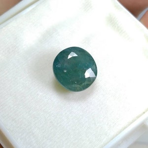 Natural top quality beautiful 11.5 carat faceted oval shape grandidierite gem