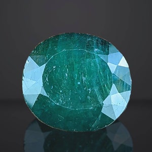 Top Quality beautiful natural 11 carats faceted oval shape grandidierite gem
