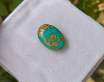 Untreated Turquoise Cabochon,  11.5 ct