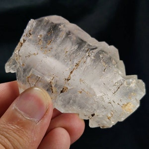 Natural fine quality beautiful 76 grams Faden Quartz crystal