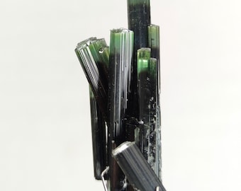Green Cap Tourmaline Crystal Cluster, Astaknala Skardu, 7.6 grams