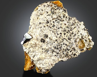 Rare on matrix anatas crystal with quartz specimen from Baluchistan Pakistan, weight 52 grams