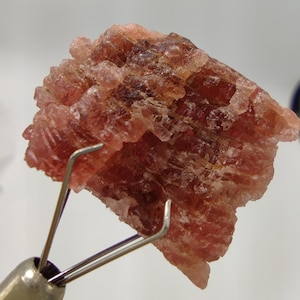 Natural pink very rare etched vayrynenite crystal from Pakistan, 4.8 grams