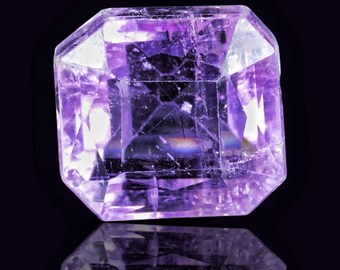 25.5 Carat Emerald Cut Kunzite Gemstone
