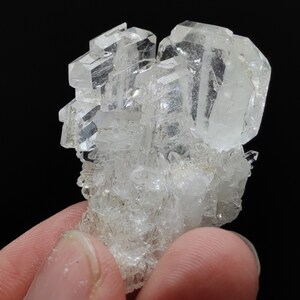 Fadenkwartscluster helder en eindigend uit Baluchistan, Pakistan, 17,4 gram