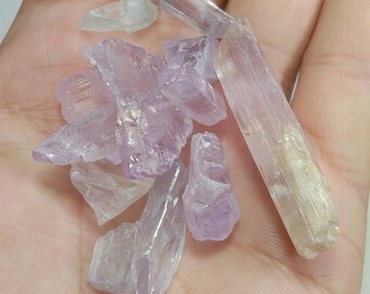 Multicolor Kunzite Crystals Lot (107.3 grams)