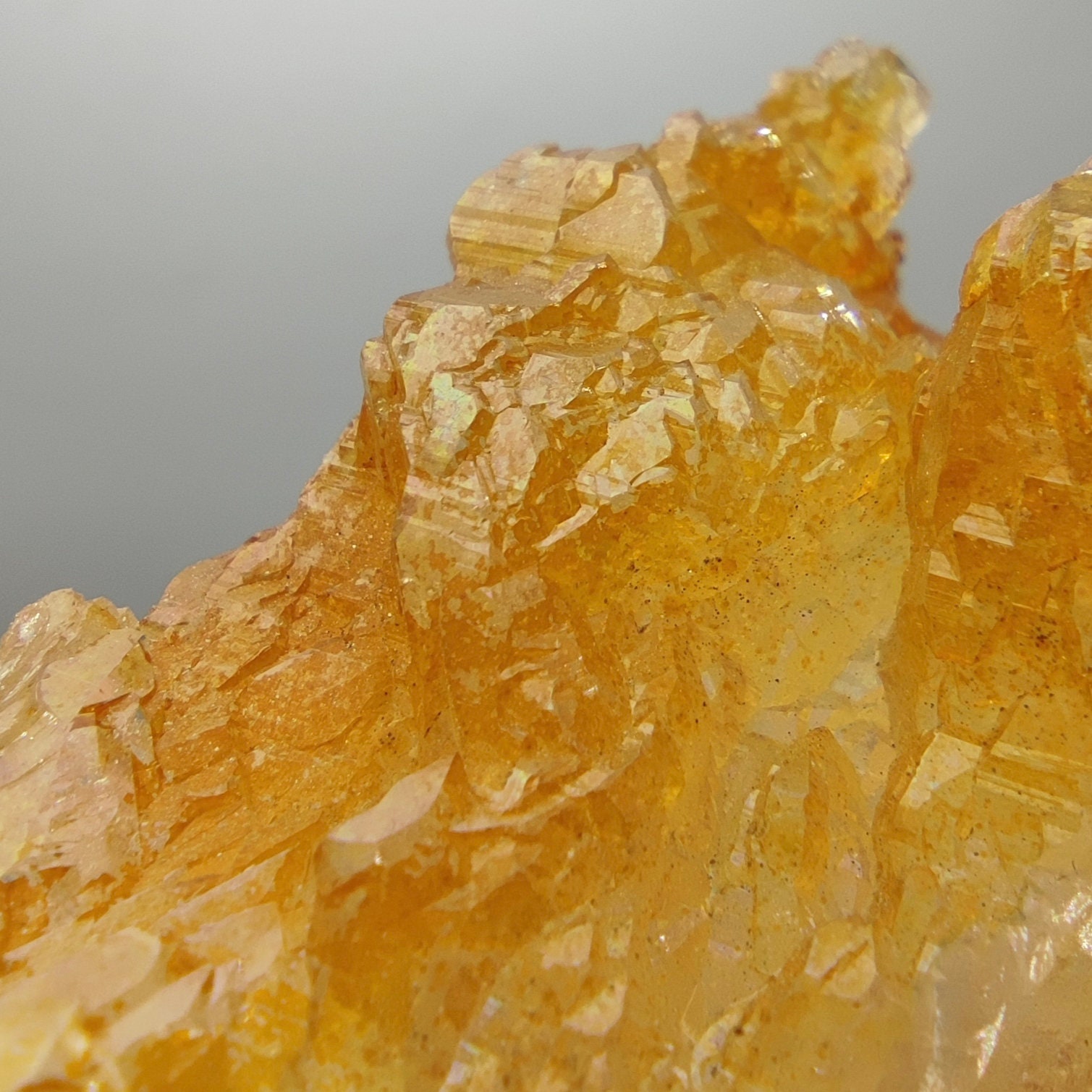 パキスタンのスカルドゥ産、段状構造の天然エッチング光沢水晶、50