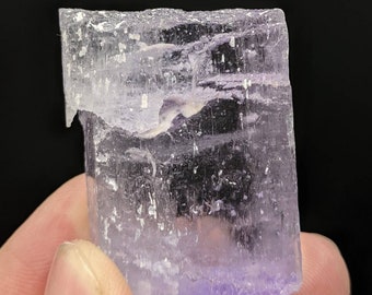 Lustrous Purple Kunzite Crystal with Etched Formation, Afghanistan (52.3 grams)