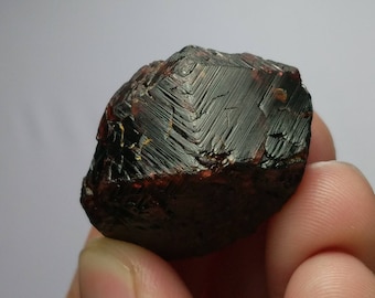 Natur Top Qualität wunderschöne 26,8 Gramm terminierte Spessartin Granat Kristall